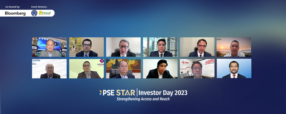 Featured firms all geared for Q3 2023 PSE STAR: Investor Day edition on  November 15-16 – The Philippine Stock Exchange, Inc. — PSE